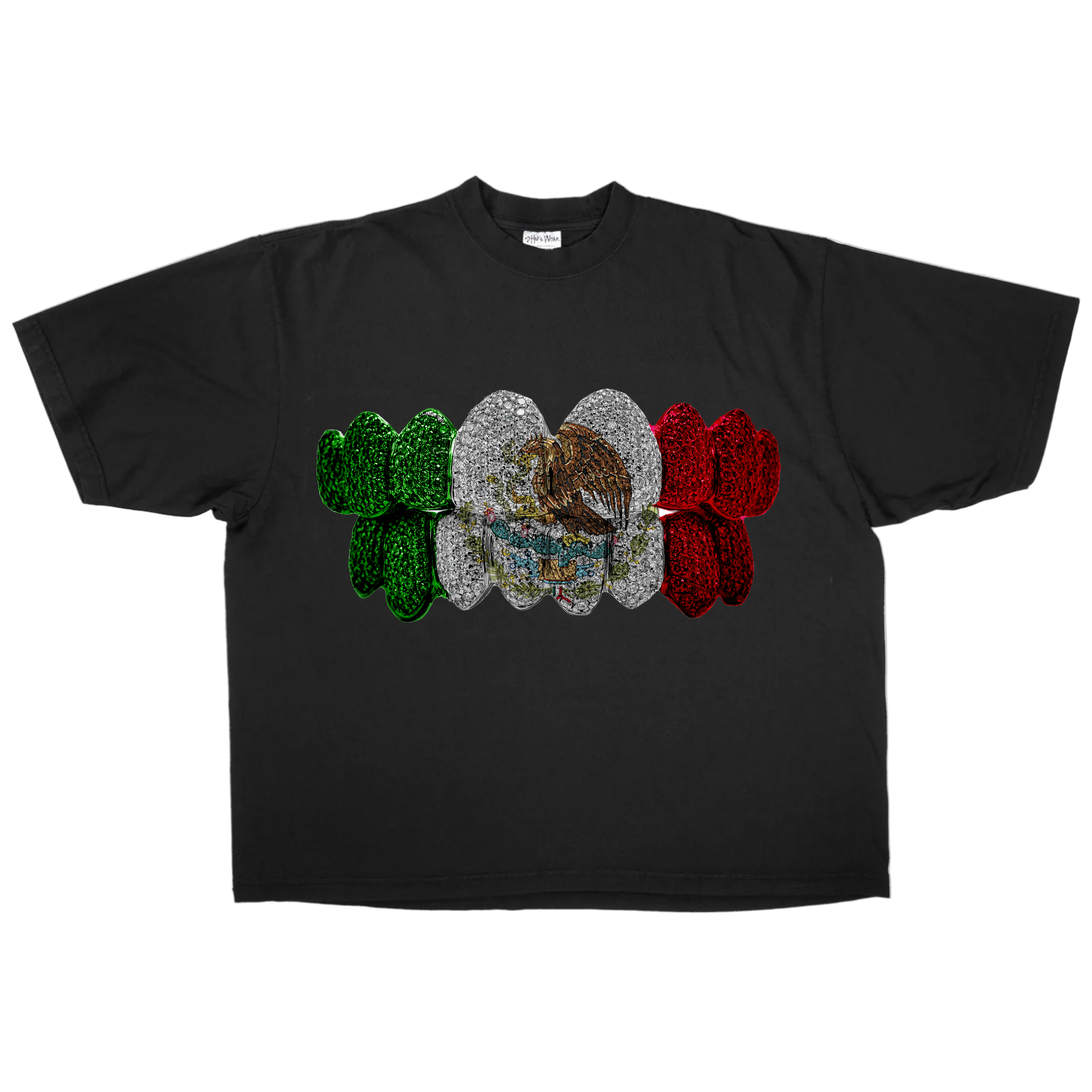 Mexico Grill “front n back” (black / cream)