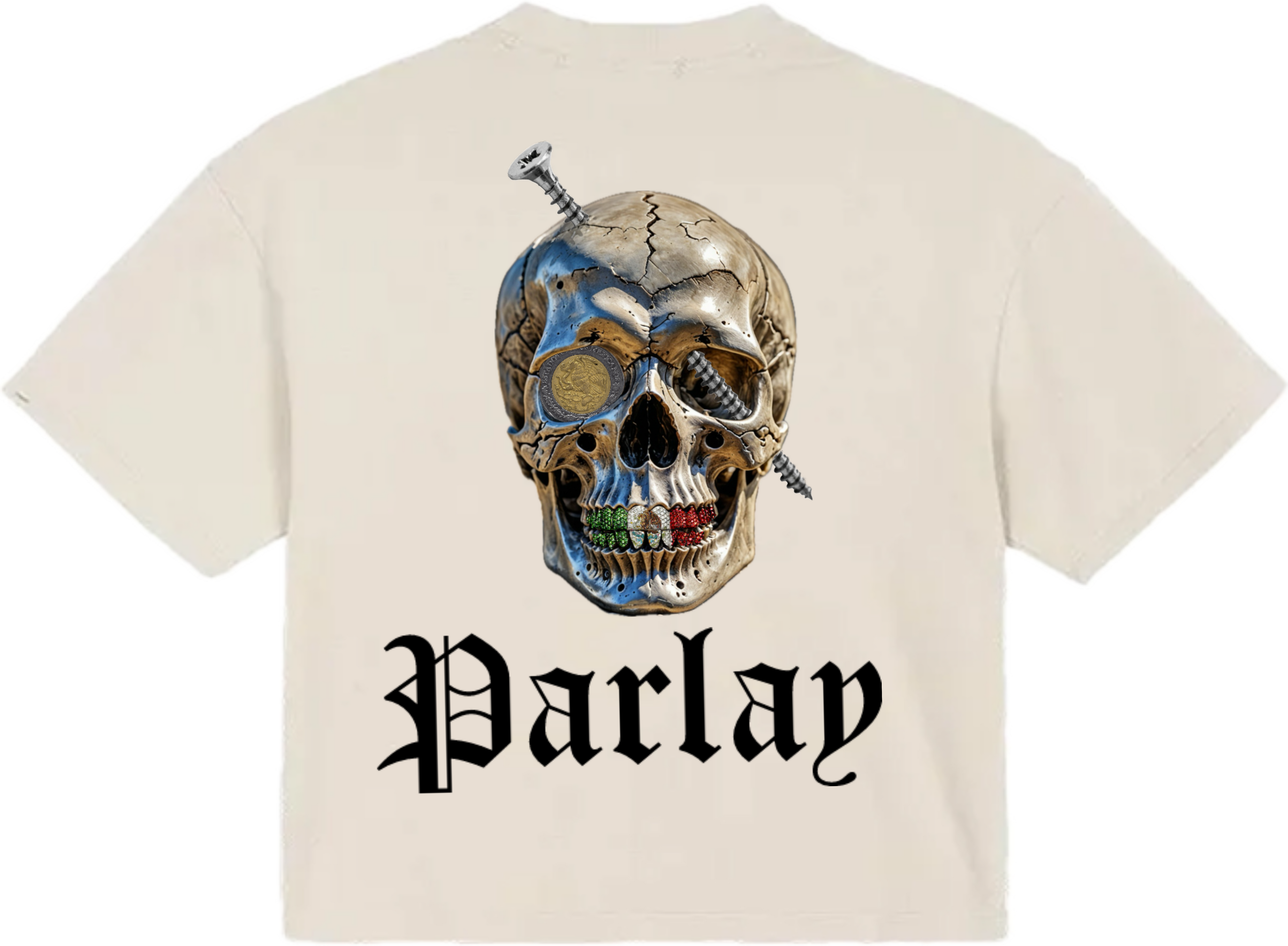 Mexico Grill “front n back” (black / cream)