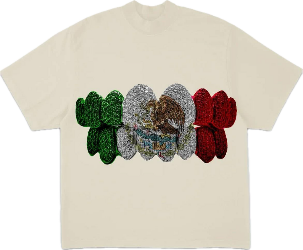 Mexico Grill “front n back” (black / cream)