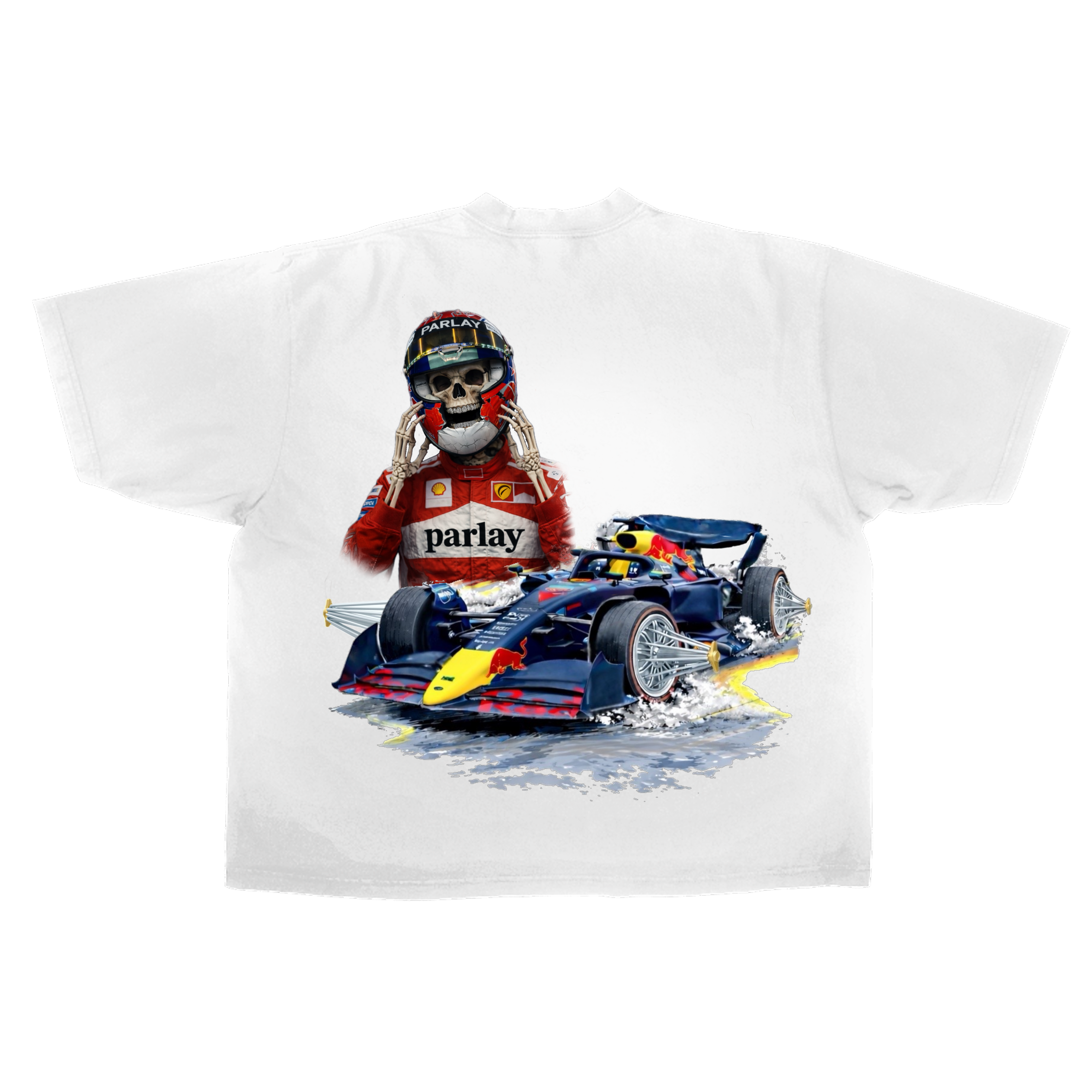 F1 tee “front n back”